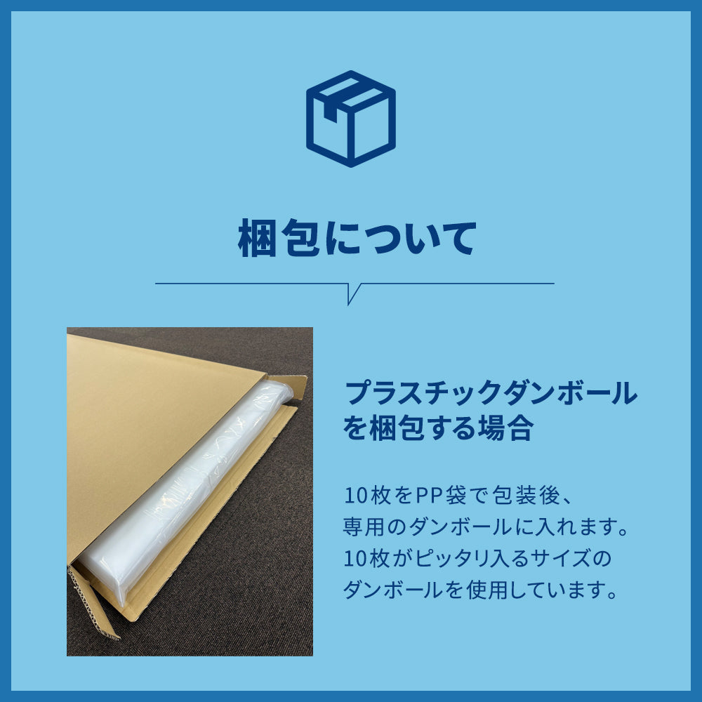 プラスチックダンボール+印刷 / 7mm